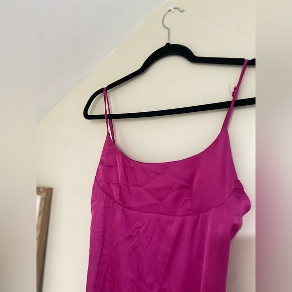 PINK Fashion Nova Girly Dress Silk - Picture 5 of 5